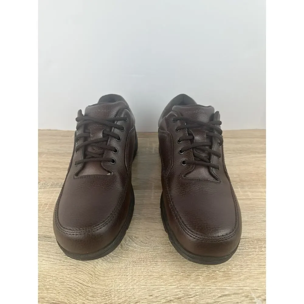 Rockport Men’s Brown Leather Oxford Walking Shoes US 13 EU 47.5 Comfort Lace Up